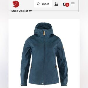 Fjallraven Stina Jacket in Indigo Blue